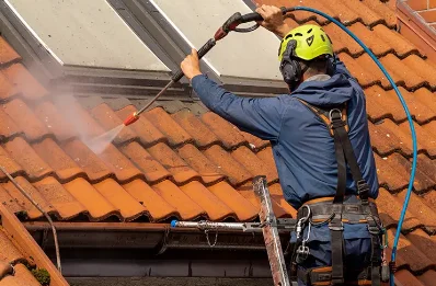 Démoussage et hydrofuge de toiture à Parroy
